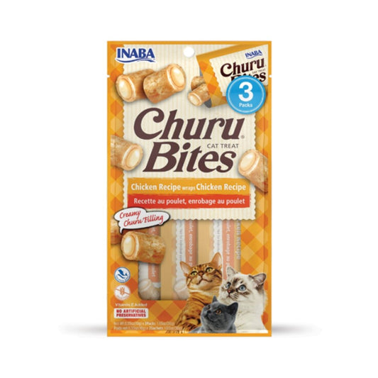 Inaba Churro Creamy Cat Treats Chicken Recipe 3×10 g