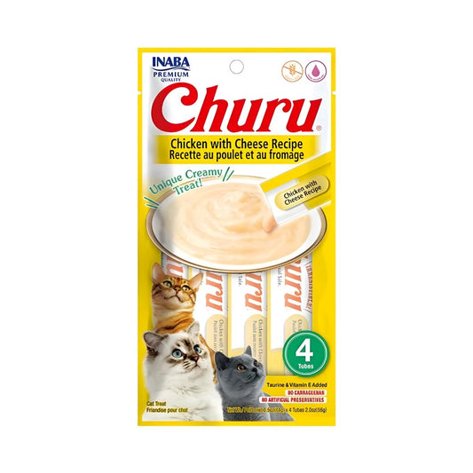 Churro Cheese and Beef Treats For Cats, 4 x 14 g