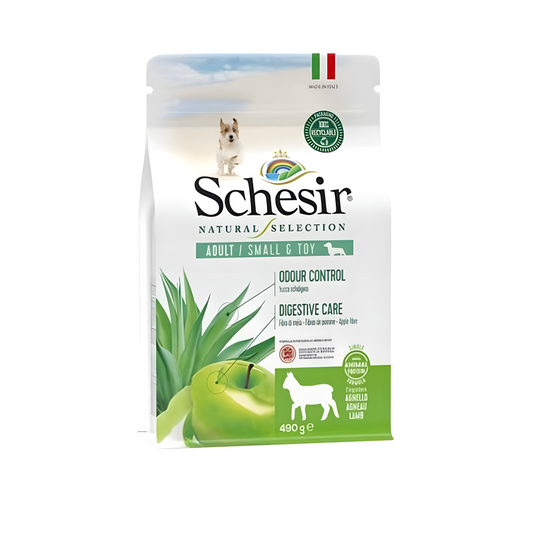 Schesir Dry Food For Small Breeds Adult Dogs With Lamb