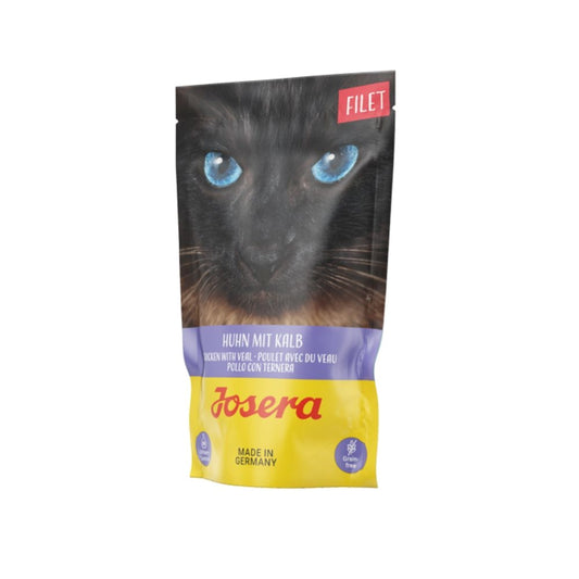 Josera wet food for adult cats with chicken and veal flavor 70g