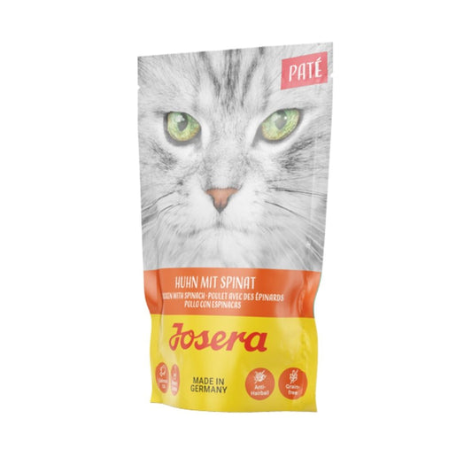 Josera puree wet food for adult cats chicken and spinach flavor 85g