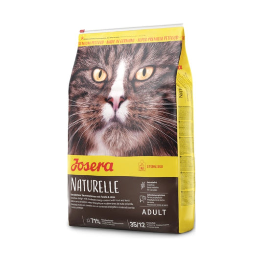 Josera Naturelle Dry Cat Food, with Salmon and Lentil 