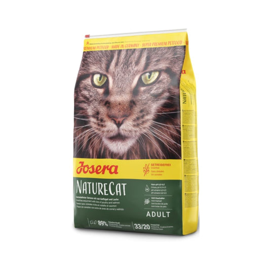 Josera NatureCat Dry Cat Food, with Salmon and Chicken, Grain-Free