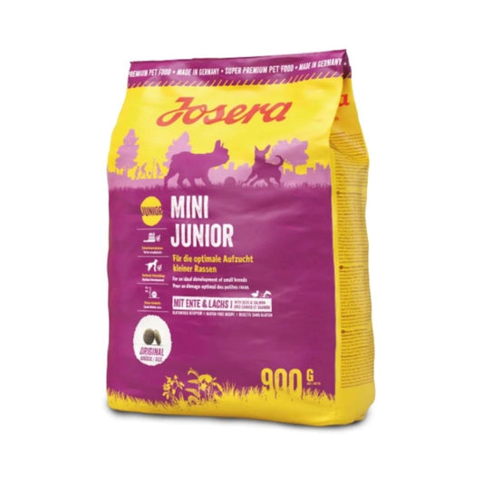 Josera Mini Junior Dry Dog Food, with Duck and Salmon, Small Breeds