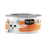 KitCat cat wet food gravy tuna and salmon 70 g