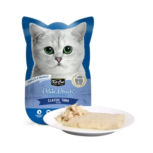 Kit Cat Petite Pouch Wet Cat Food with Classic Tuna 70g