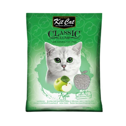 KitCat classic litter for cats with the scent of apple