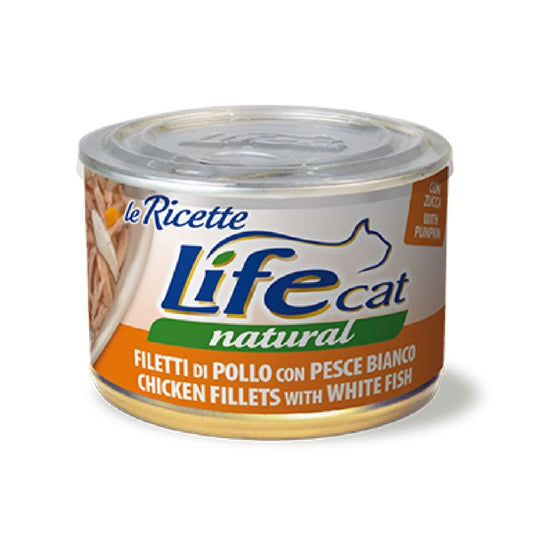 Life Cat Canned Chicken with White Fish 150 g