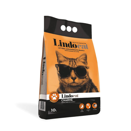 Lindo Cat Charm for Sensitive Fur, Amber Scent, 10 L