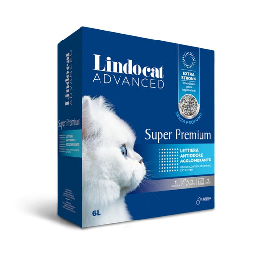 Lindo Cat Carbon Litter, Odorless, Extra Clumping Power, 6 L