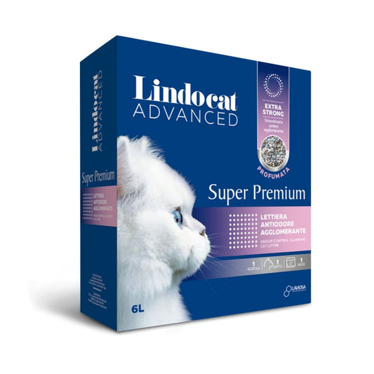 Lindo Cat Scented Carbon Litter with Extra Clumping Power, 6 L