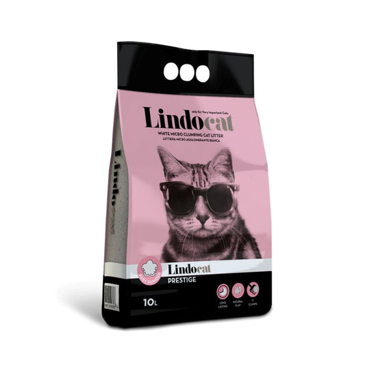 Lindo Cat Prestige Soft Cat Litter With Baby Powder Scent 10 L