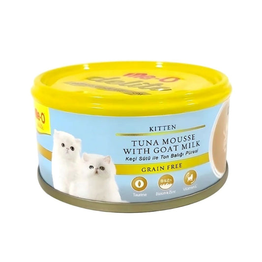 Meo Kitten Wet Food, Tuna Mousse with Goat Milk 80 g