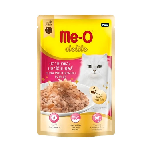 Meo Wet Food Tuna With Bonito in Jelly For Adult Cats 70 g