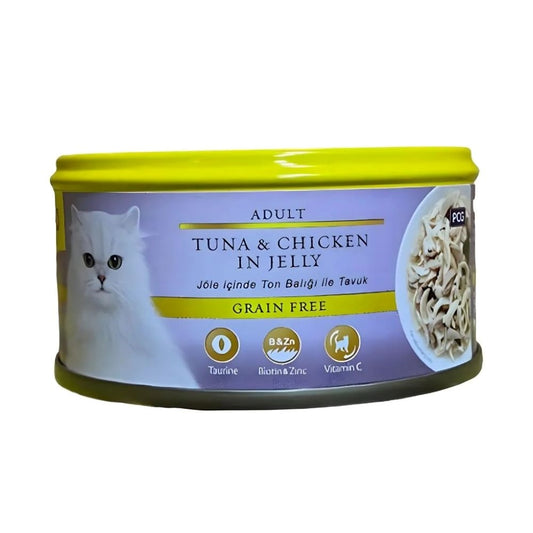 Meo Wet Cat Food Tuna and Chicken in Jelly 80 g