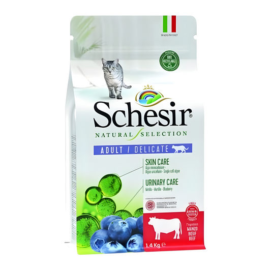 Schesir Dry food for adult cats with beef 