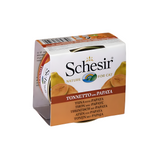 Schesir canned tuna with papaya wet food for adult cats 75 g