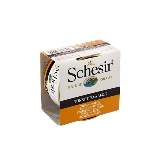 Schesir wet cat food tuna and aloe vera 85g