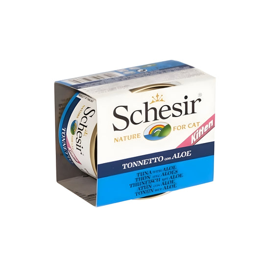 Schesir wet kitten food tuna and aloe vera 85g