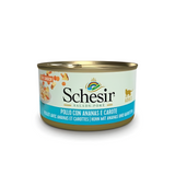 Schesir Wet Cat Food, Chicken and pineapple with carrots 84g