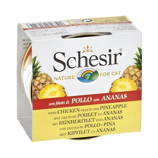 Schesir chicken with pineapple wet food for cats 75 g