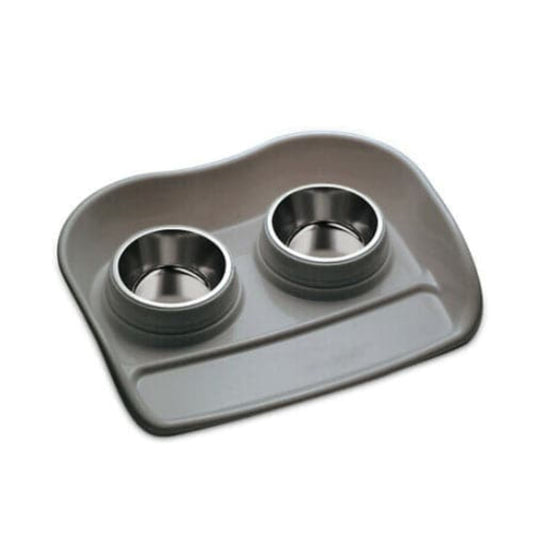 MPS Large Double Stainless Steel Bowl