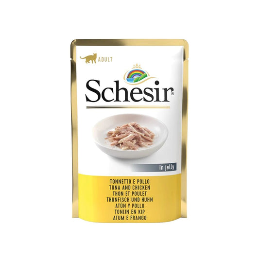 Schesir wet cat food tuna and chicken in Broth 85 g