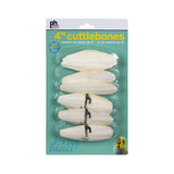 Calcium rich cuttlebone for birds 10.2 cm, 6 pieces