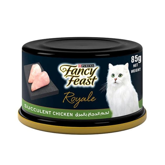 Purina Fancy Feast Royal Wet Cat Food, Succulent Chicken 85 g