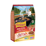 Purina Friskies dry food for adult cats with grilled beef 