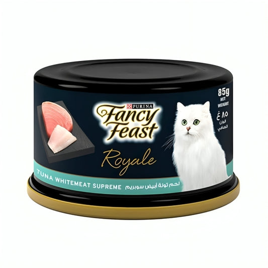 Purina Fancy Feast Royal Wet Cat Food, Tuna Whitemeat Supreme 85 g