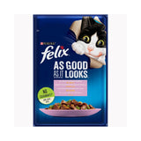 Purina Felix Cat Wet Food Trout and green peas in Jelly 85 g