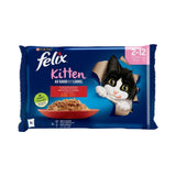 Purina Felix Countryside Wet Food For Kitten With Chicken and Beef 4*85 g