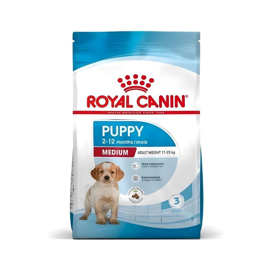 Royal Canin dry food for medium puppies from 2 to 12 months old