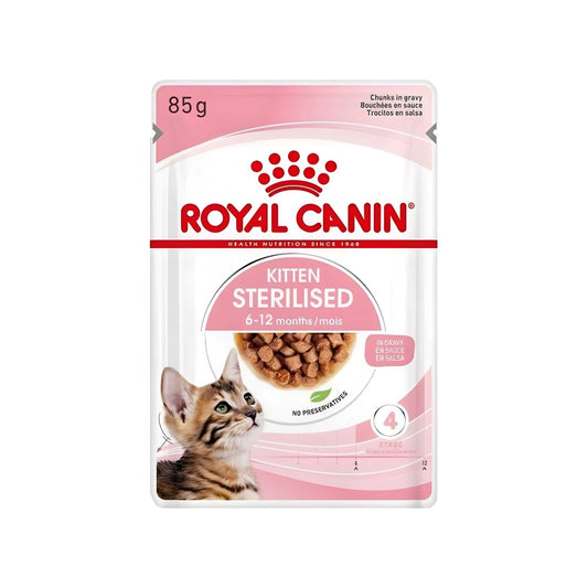 Royal Canin wet food for sterilized kittens in broth 85 g