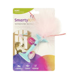 Smartykat Window Wobbler cat toy with feathers