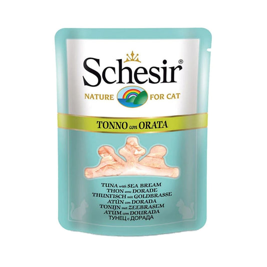 Schesir Wet Food Soup With Tuna And bream For Cats 70 g