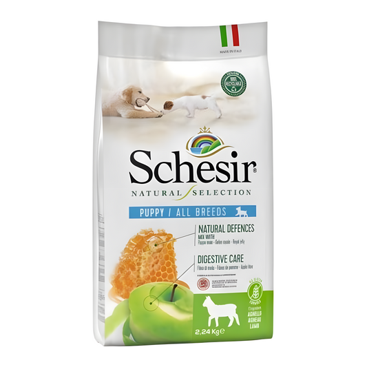 Schesir Puppy Dry Food For All Breeds, Lamb Flavor