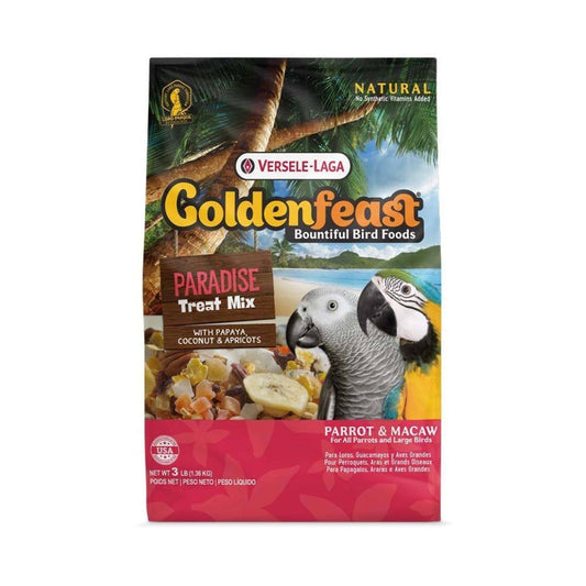 Versel Laqa Golden Feast Bird Treats for Parrots, Macaws and Large Birds
 