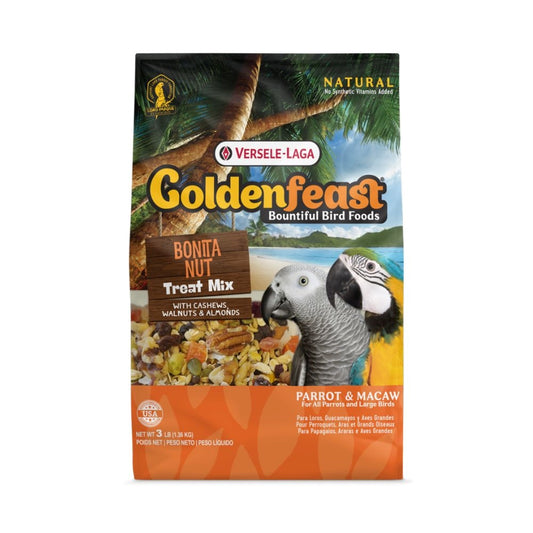 Versel Laqa Golden Feast Bird Treats for Parrots, Macaws and Large Birds
 