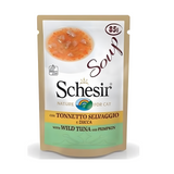 Schesir Wet Food Tuna & Pumpkin Soup for Adult Cats 85g