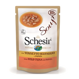 Schesir Wet Food Tuna & Papaya Soup for Adult Cats 85g