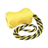 Zolux Titan silicone teether for dogs, yellow color