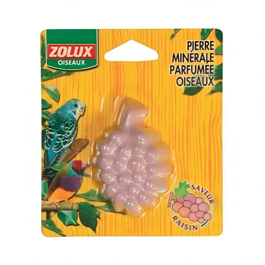 Zolux Stone rich in minerals for birds, Grapes Flavored