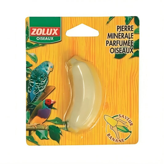 Zolux Stone rich in minerals for birds, Bananas Flavored