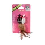 Zolux Duo Cats Canvas Mouse 5 cm