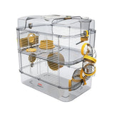 Zolux Rody cage for rodents, two floors, yellow color