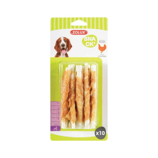 Zolux Snack x 10 Treats Dog Chew Sticks 85g