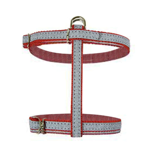 Zolux Harness for cats, Bright red and gray