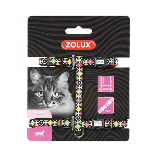 Zolux Harness for Cats, Nylon, Black